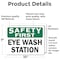 Signmission OSHA Safety First Decal - Eye Wash Station, 10 in W x Rectangle, Vinyl Decal OS-2PACK-SF-D-710-L-19585 - alternate 6